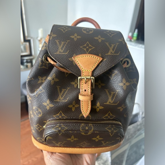 Vintage Louis Vuitton mini Montsouris Backpack.W/ Entrupy cert of authenticity - Picture 4 of 14